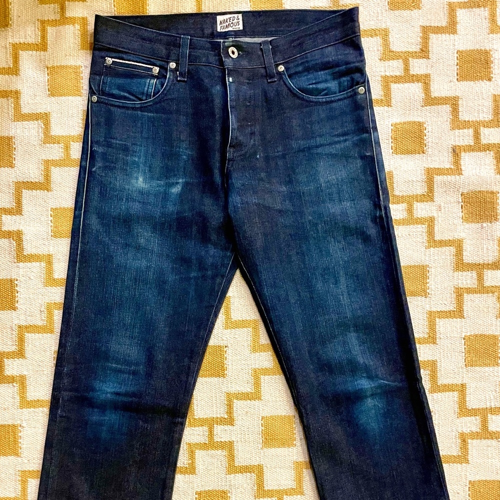 Naked & Famous - Slim Guy - Indigo Broken Twill Selvedge